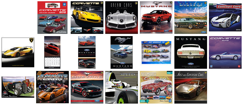 Sport Car Calendars